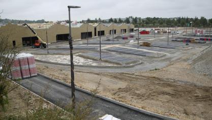 Les travaux se poursuivent sur le Shopping parc qui ouvrira dans quelques mois. Gaël Hérissé