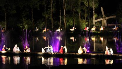 Les représentations du son et lumière «
Le Souffle de la terre
», à Ailly-sur-Noye, débutent vendredi 25 août 2017 (© DR)